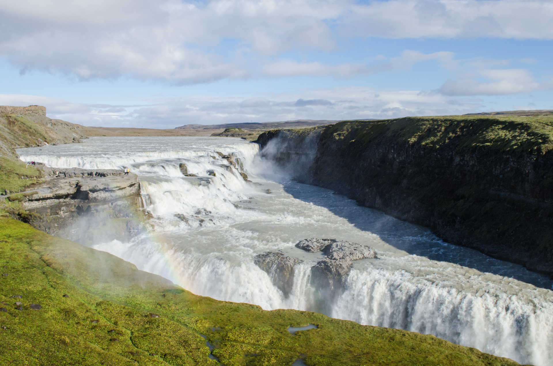 Séjour-scolaire-Islande-Cercle-d'Or-Cascade-de-Gullfoss