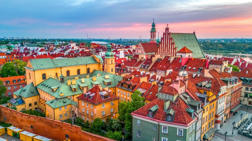 Séjour-scolaire-Pologne-Varsovie-Vielle-ville-et-château